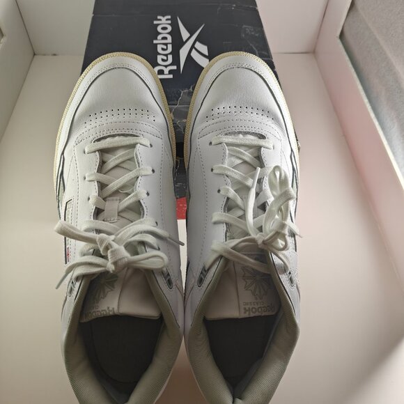 Reebok Club C Mid II Revenge White Sea Spray Alabaster Sneakers US11.5Men GY0034 - Picture 8 of 12